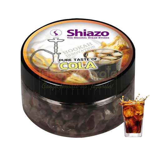 Recipient cu pietre minerale aromate pentru narghilea cu aroma de cola Shiazo Cola